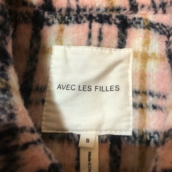 Avec Les Filles Pink Plaid Shacket - Picture 13 of 16